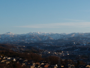 白山がくっきり