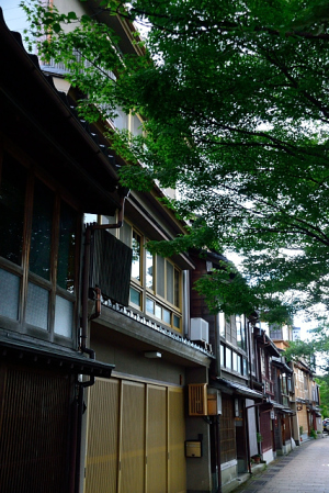 夏色の金沢ひがし茶屋街